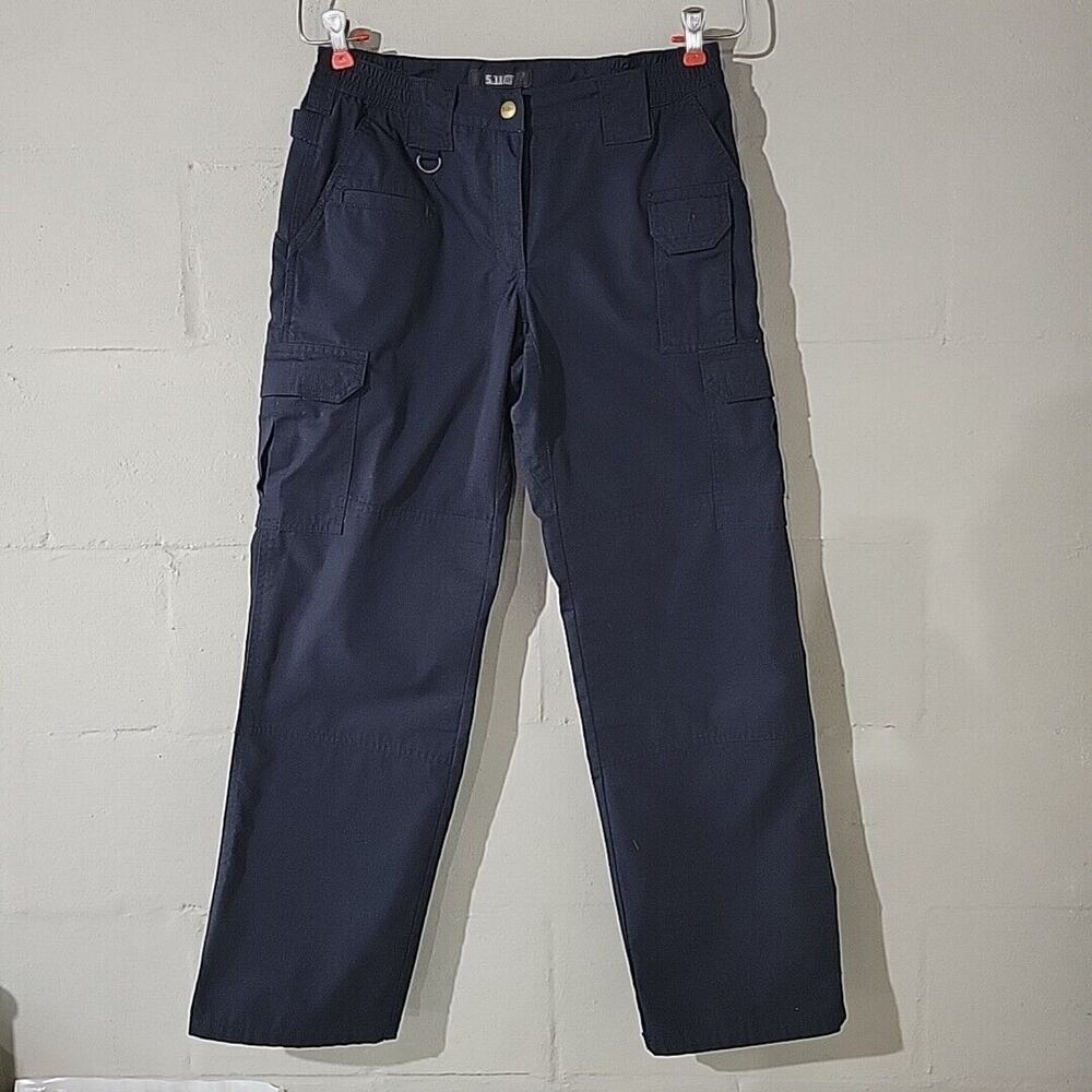 511 Tactical Pants Blue Straight Cargo Law Enforcement EMS EMT Security Women 10